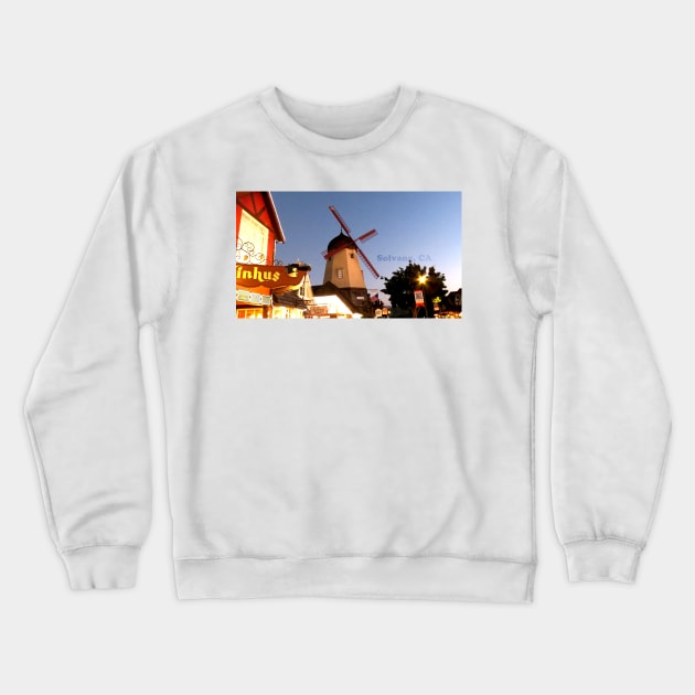 Solvang, California Crewneck Sweatshirt by supernova23